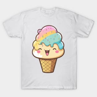 Cartoon Ice Cream T-Shirt